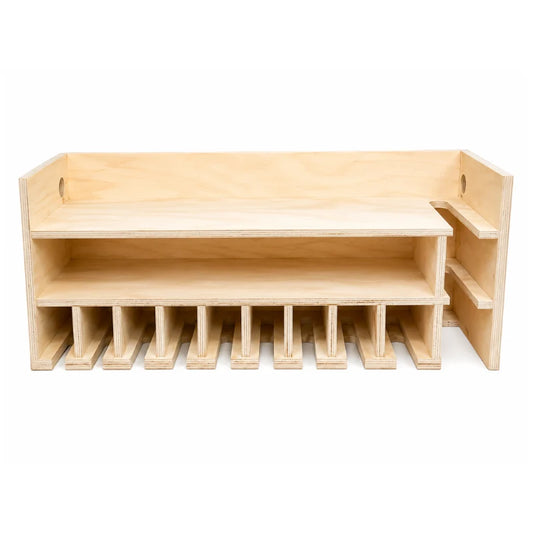 Handmade Wooden Cordless Tool Organizer Shelf